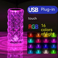 VelvetBloom™ Crystal Rose Lamp