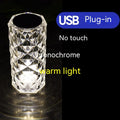 VelvetBloom™ Crystal Rose Lamp