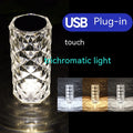 VelvetBloom™ Crystal Rose Lamp