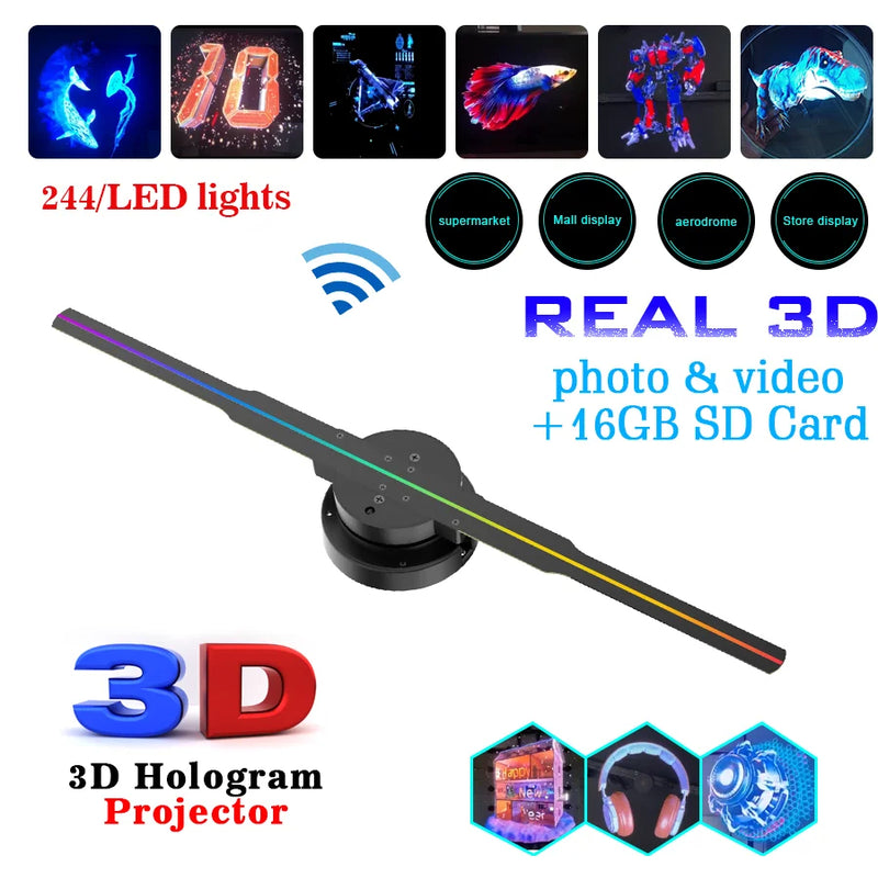 HoloAura™ Holographic Fan (42CM)