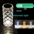 VelvetBloom™ Crystal Rose Lamp
