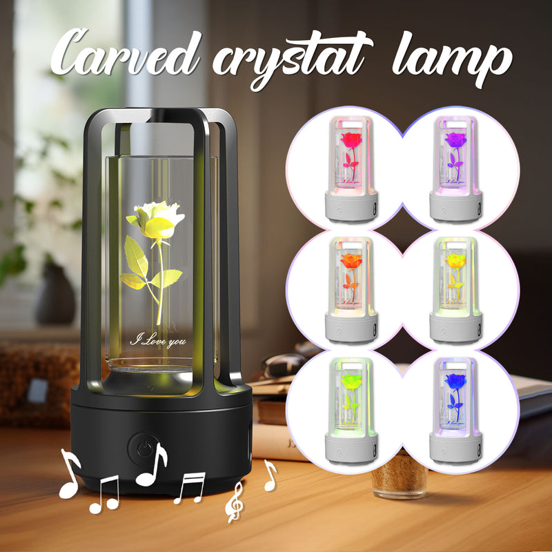 SoundAura™ Crystal Lamp + Bluetooth Speaker
